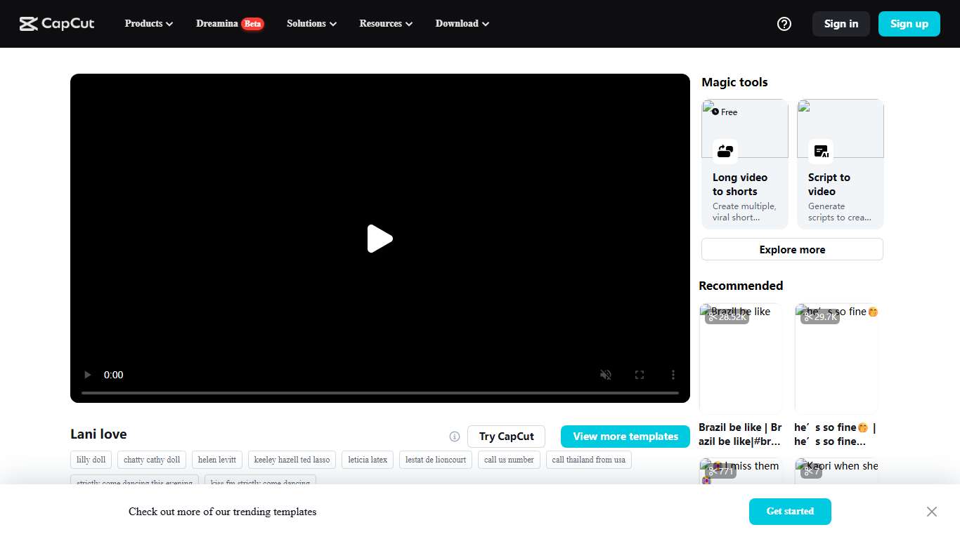 Lani love - video template by CapCut